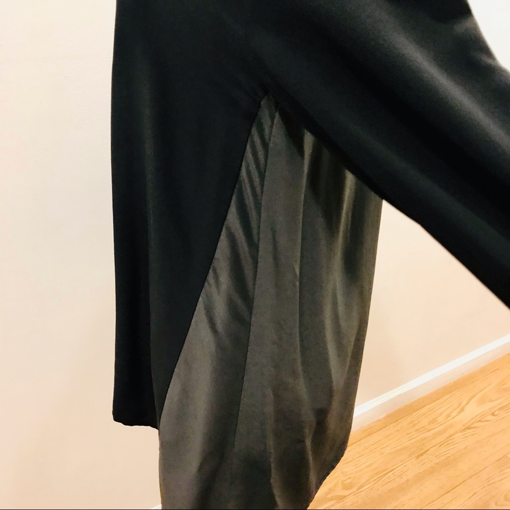 Eileen Fisher black and grey silk button-down shirt. Size XS. NWOT - Picture 6 of 11